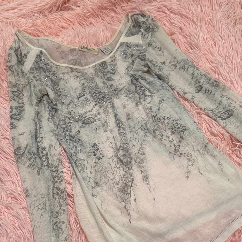 Elegant Gray Women's Top